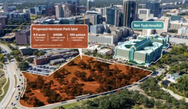In September, the Harris Health board of trustees unanimously approved the acquisition of a portion of Hermann Park to expand Ben Taub Hospital in the Texas Medical Center. (Jamaal Ellis/Community Impact)