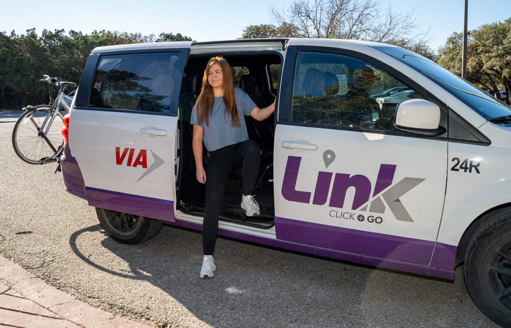 VIA Link offers van services to regions across San Antonio. (Courtesy VIA Metropolitan Transit)