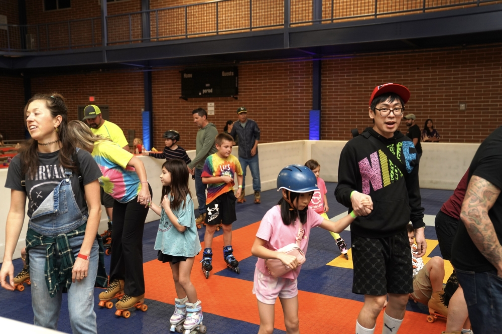 The City of Cedar Park will host a '90s throwback night filled with roller skating and arcade games on Feb. 6. (Courtesy City of Cedar Park)