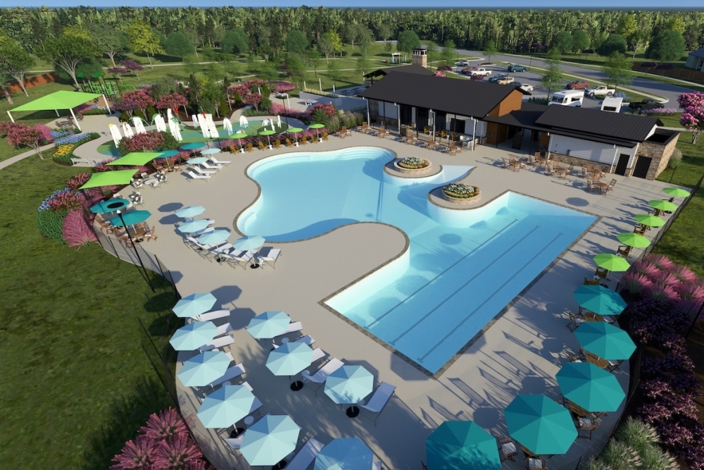 rendering of a swimming pool