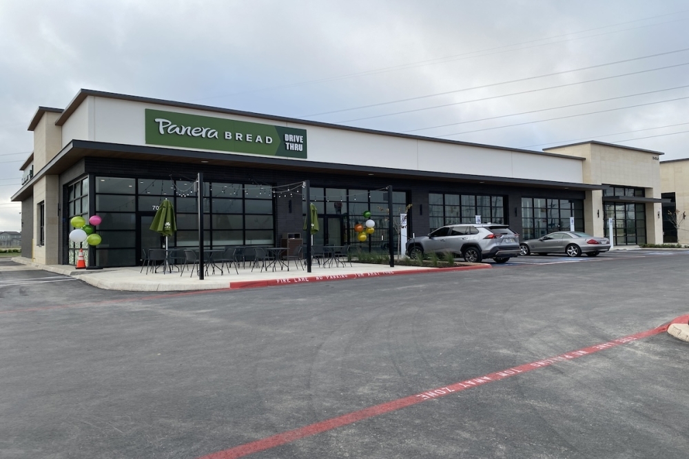 Schertz Station, located off I-35 North and Cibolo Valley Drive, opened its first restaurant in October. The retail and dining hub will feature a bevy of national chain restaurants and other shopping opportunities. (Courtesy Merit CRE)