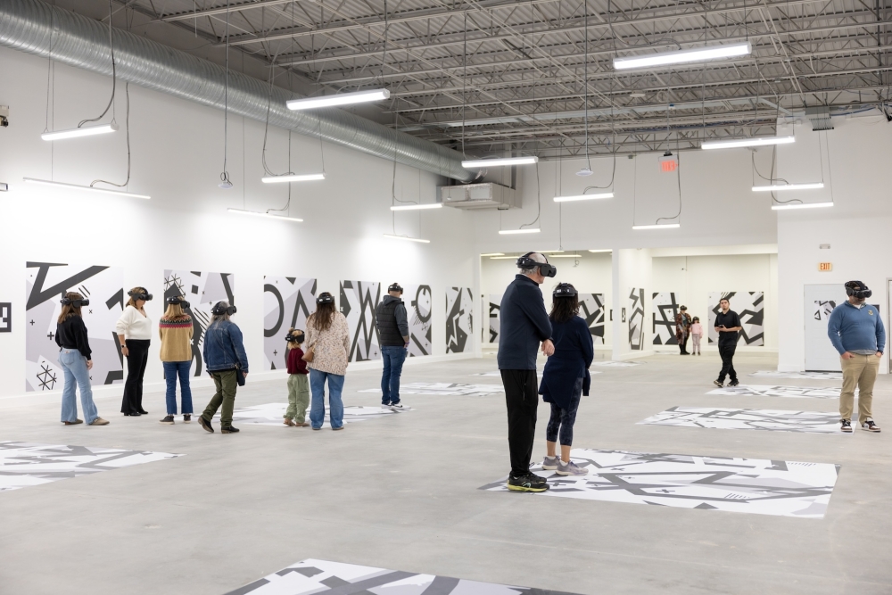 Horizon of Khufu users wearing VR headsets