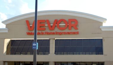 Vevor has plans to open a new location at the former Big Lots building on Jones Road. (Jovanna Aguilar/Community Impact)
