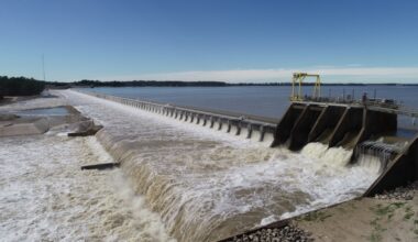 A roughly $10 million project repairing concrete and voids within the Lake Houston Dam’s existing structure is set to be completed before work on the long-awaited dam spillway improvement project can begin, Coastal Water Authority officials said. (Courtesy Coastal Water Authority)