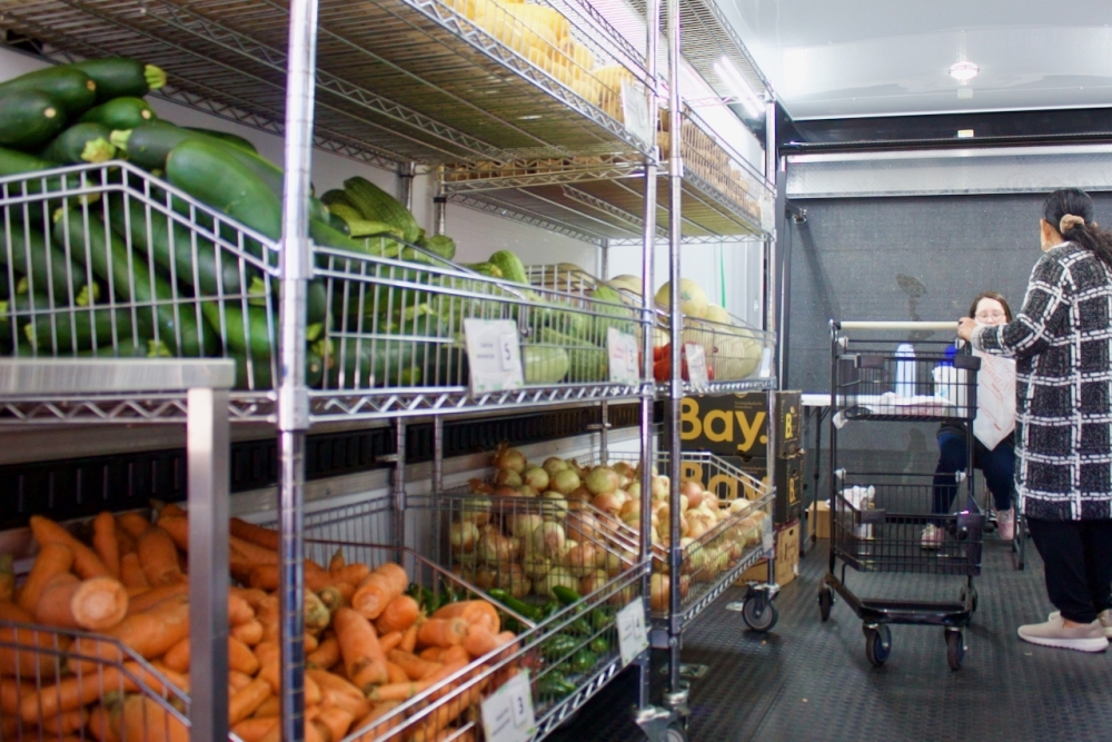 Central Texas Food Bank mobile pantry