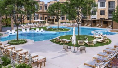 rendering of a pool