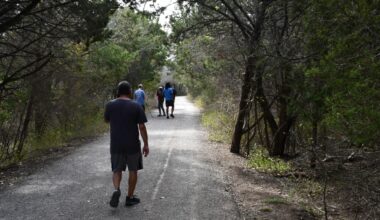 Comanche Lookout Park in San Antonio serves as one of many trail connections for the Great Springs Project. (Jarrett Whitener/Community Impact)