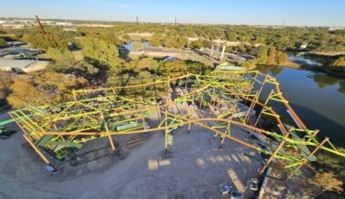 The Orr Family RCI Adventure course is one of two projects under construction at the Twin Lakes Family YMCA in Cedar Park, along with the Avery Family Pavilion. (Courtesy YMCA of Central Texas)