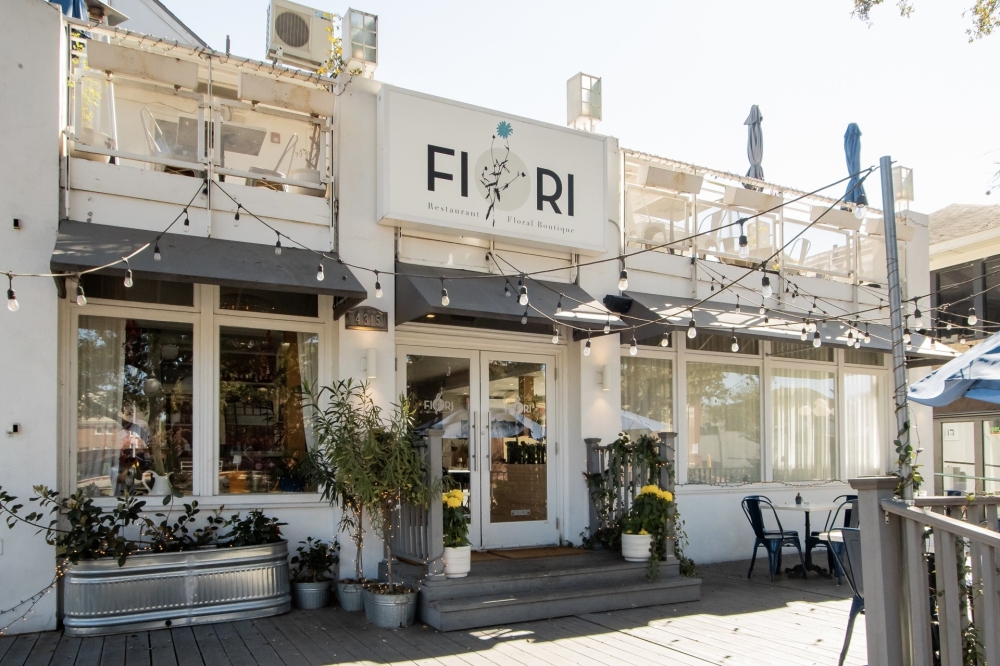 The Italian restaurant also served as a floral boutique. (Courtesy Fiori)