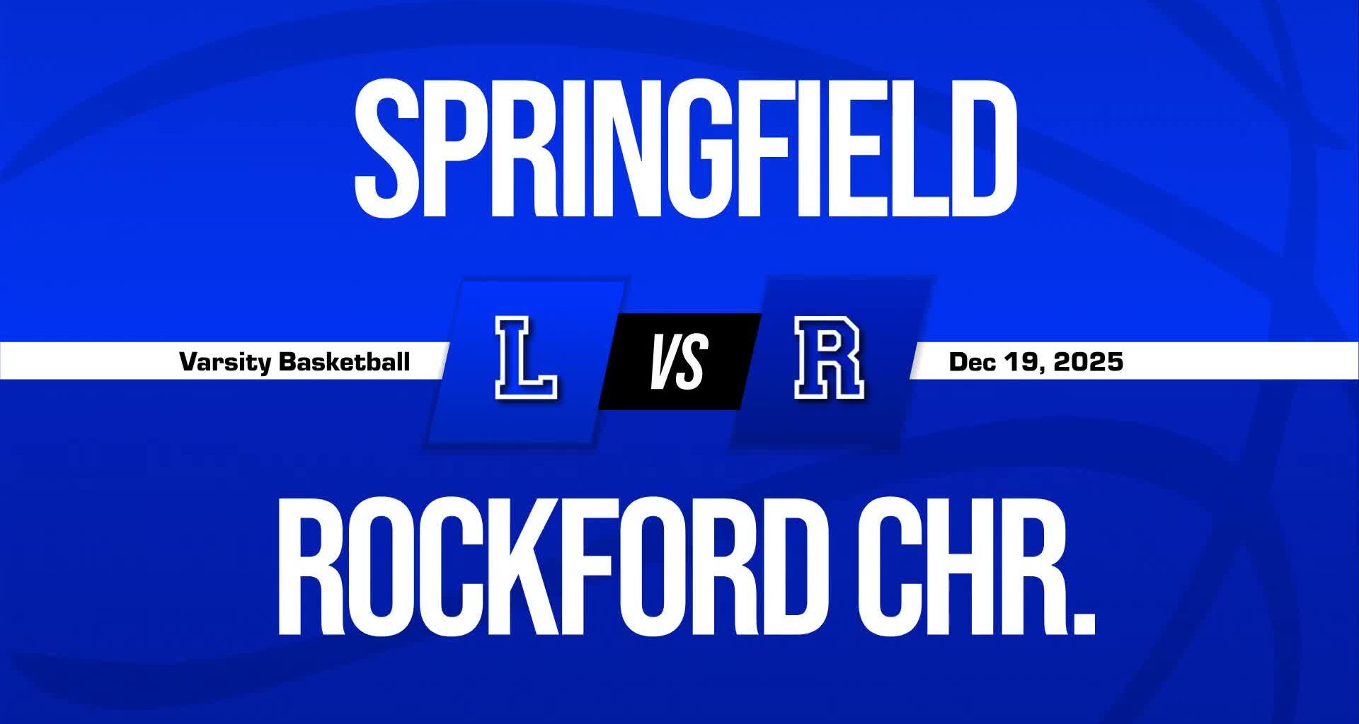 Rockford Christian Beats Plano for Their Sixth Straight Victory