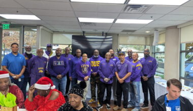 Omega Psi Phi Graduate Chapter Serves Denton and Douglass Seniors in Plano