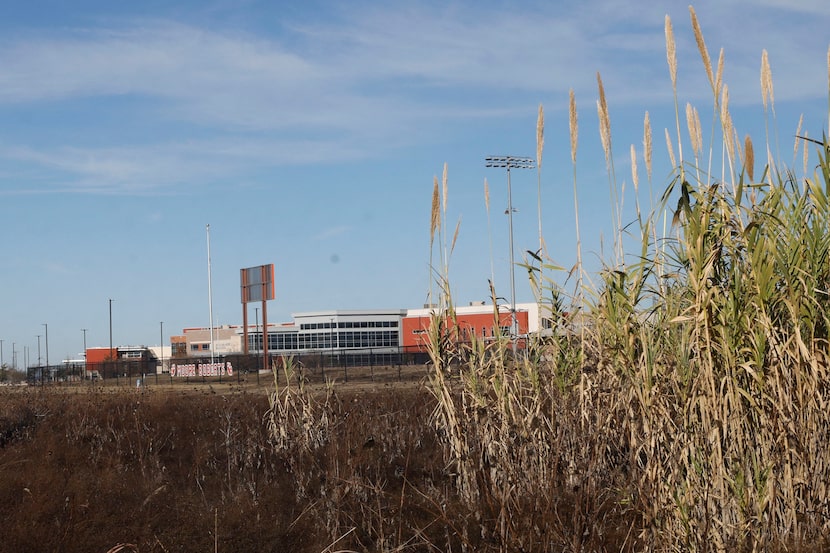 Moore Middle School is seen, Tuesday, Nov. 25, 2025, in Celina. 