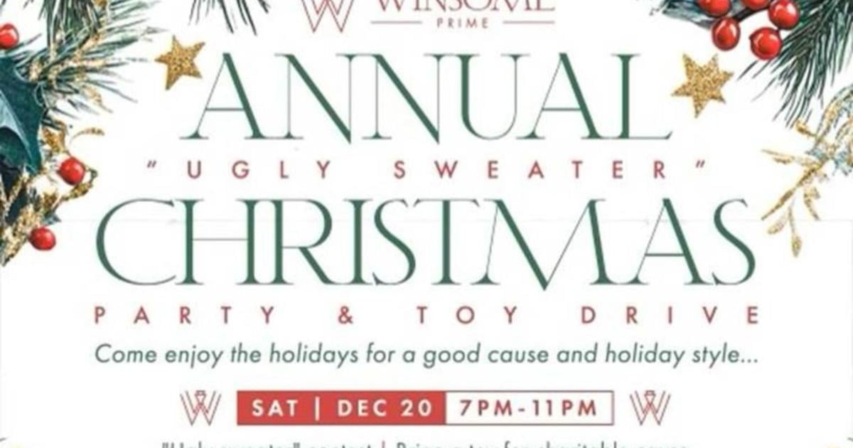 Winsome Prime hosts Annual Holiday Ugly Sweater Party & Community Toy Drive | Food Drink