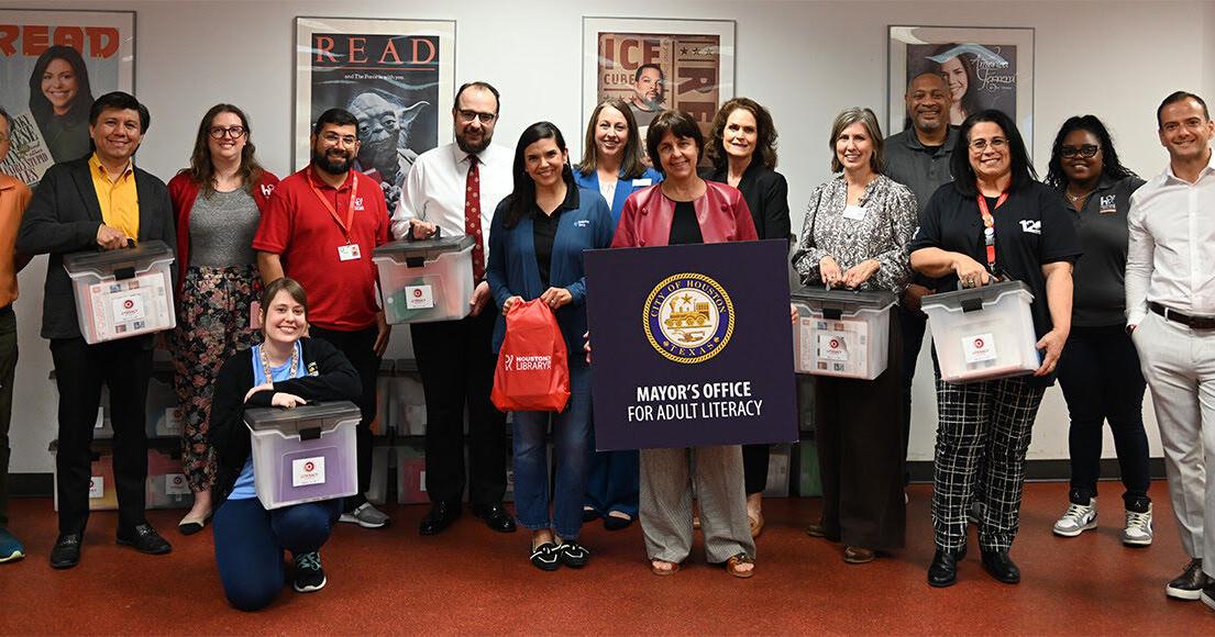 Houston Public Library and partners launch Lifesaver Literacy Kits | City Government