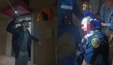 Bodycam footage of fatal shooting released after man slashes officer with knife during mental health episode