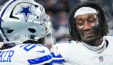 Cowboys LB DeMarvion Overshown, WR Ryan Flournoy ruled out vs. Chargers with injuries