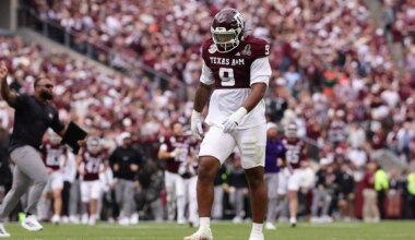 Texas A&M's two first round prospects had off days in the CFP loss