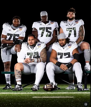 Oregon Ducks uniforms for Orange Bowl vs. Texas Tech Red Raiders.