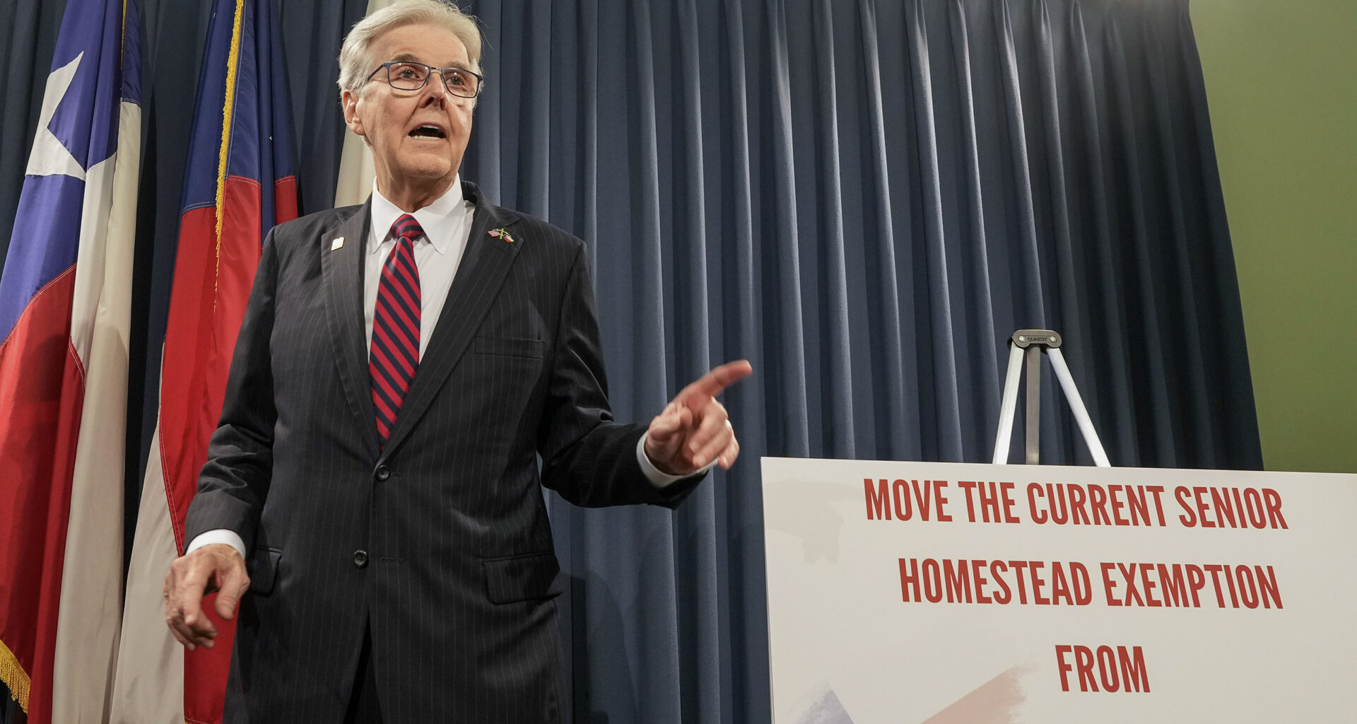 Dan Patrick wants to increase the homestead exemption — again