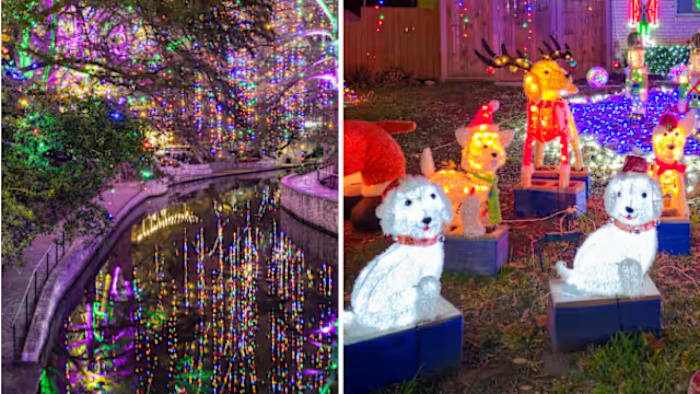 KSAT viewers share photos, videos of holiday light displays across San Antonio