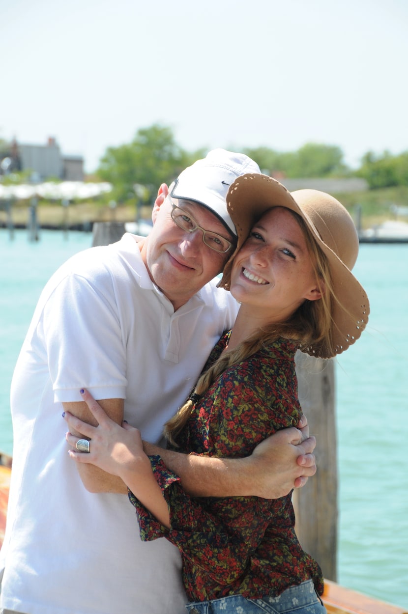 Emma Hackney is pictured with her father, Fred Hackney. He died in 2022 after a long...