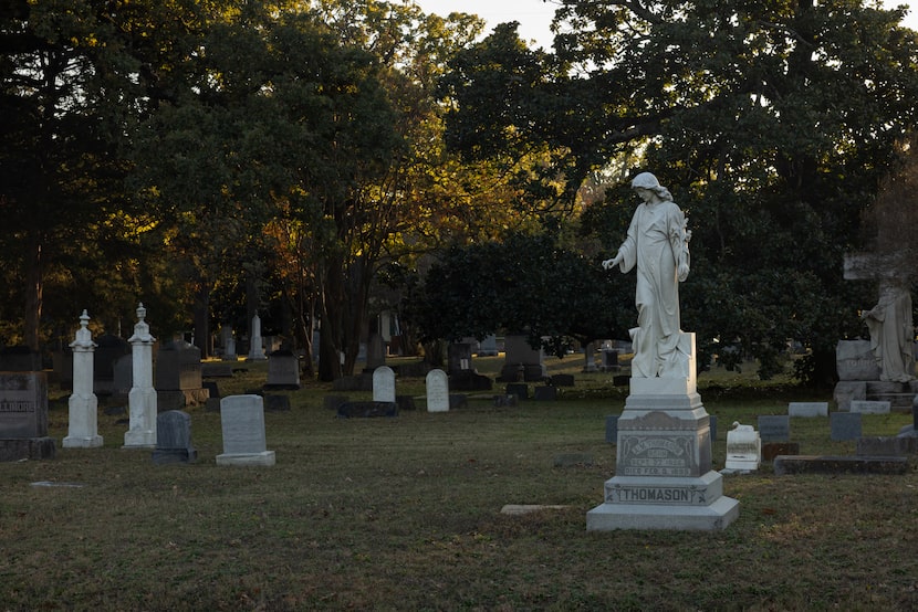 Oakland Cemetery is seen Dec. 2, 2025, in South Dallas. 