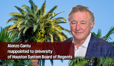 Alonzo Cantu reappointed to University of Houston System Board of Regents