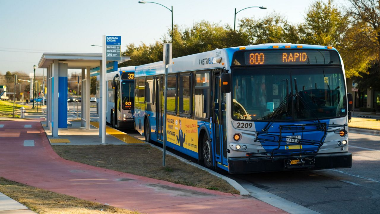 CapMetro buses. (Credit: CapMetro)