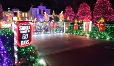 Preston Hollow mansion’s Christmas lights aren’t about holiday spirit