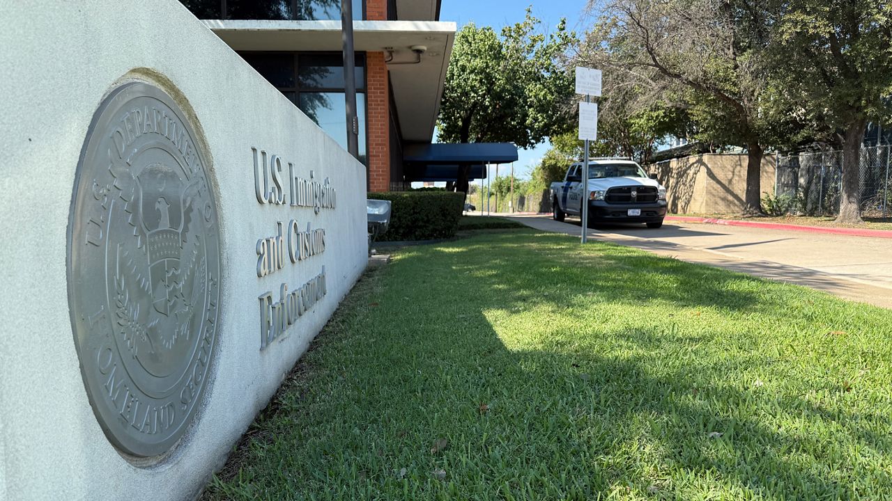 Dallas ICE facility. (Spectrum News 1)
