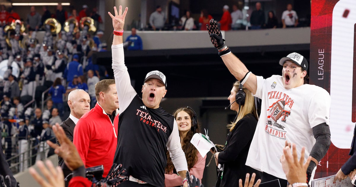 Texas Tech earns first-round bye in CFP debut, will face James Madison-Oregon winner
