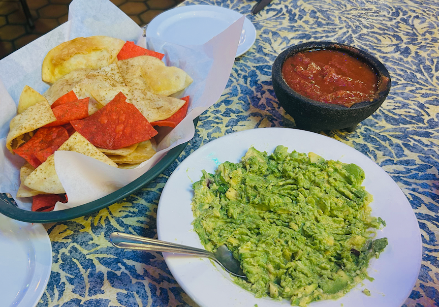 Table-side guacamole at El Norte