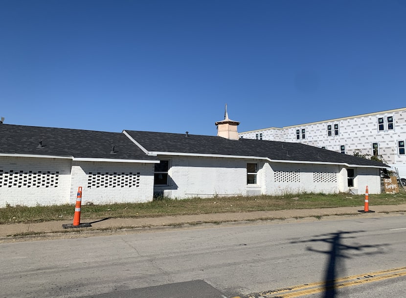 New apartments are going in behind the Cole Manor Motel on Empire Central Drive.