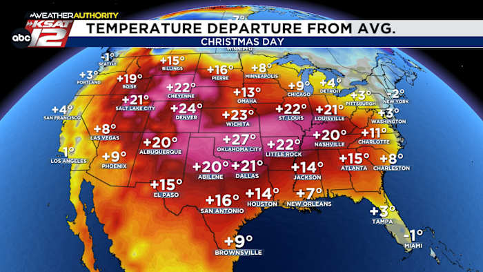 Feeling the warmth? San Antonio could set a record this morning