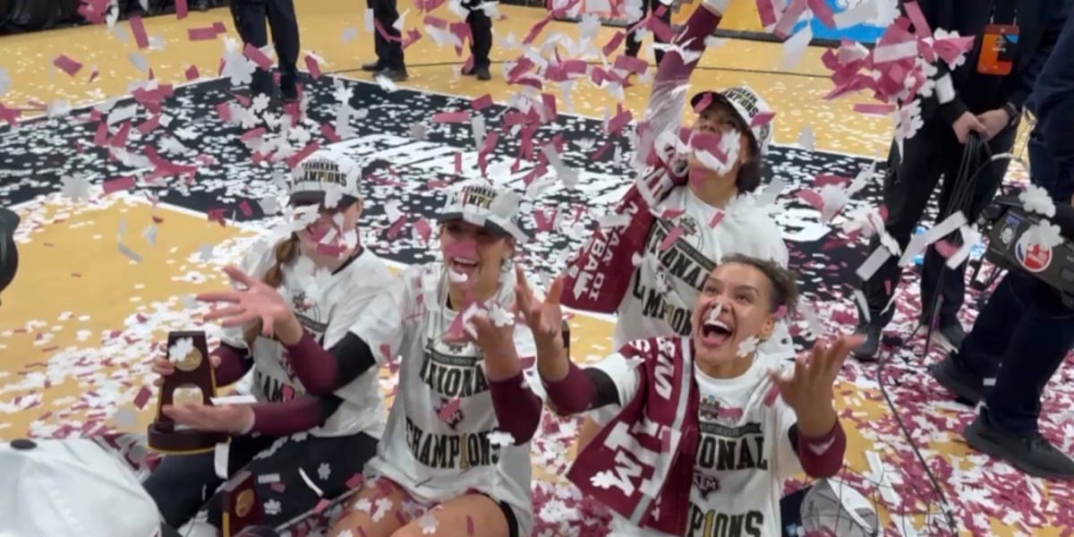 Why not them? Texas A&M women’s volleyball sweeps Kentucky to win national title