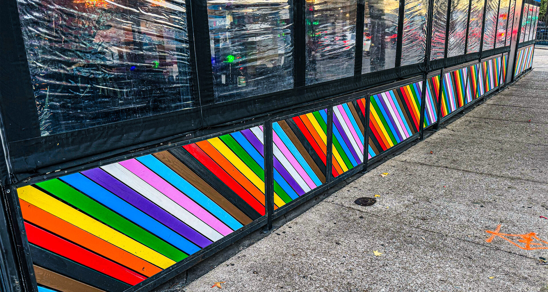 Roy G's lives up to its name and ups its rainbow game