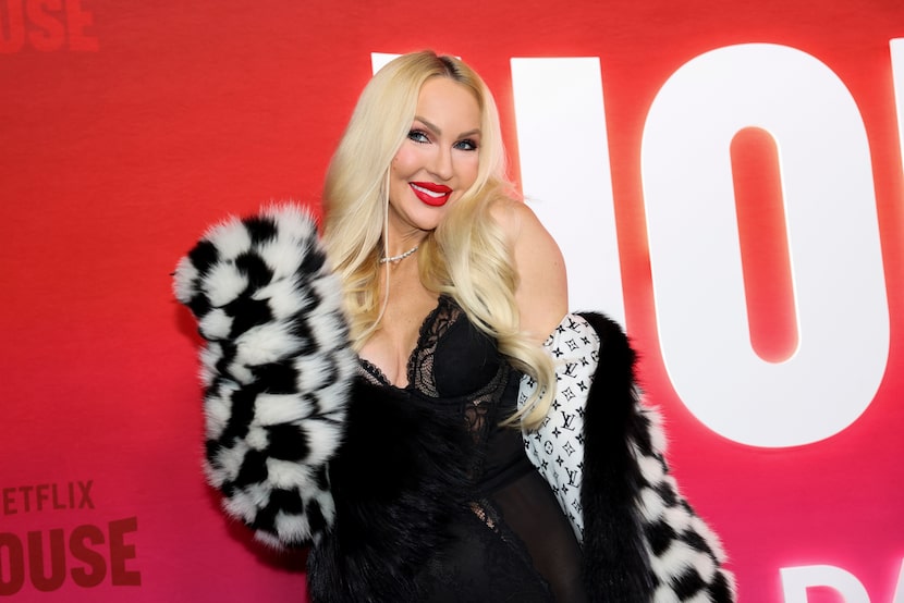 Christine Quinn from "Selling Sunset" poses during red carpet opening of the new Netflix...