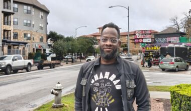 Evan Narcisse, an Austin, Texas, based comics writer stands near the University of Texas on Dec. 17, 2025 (Spectrum News 1/Rhett Brady)
