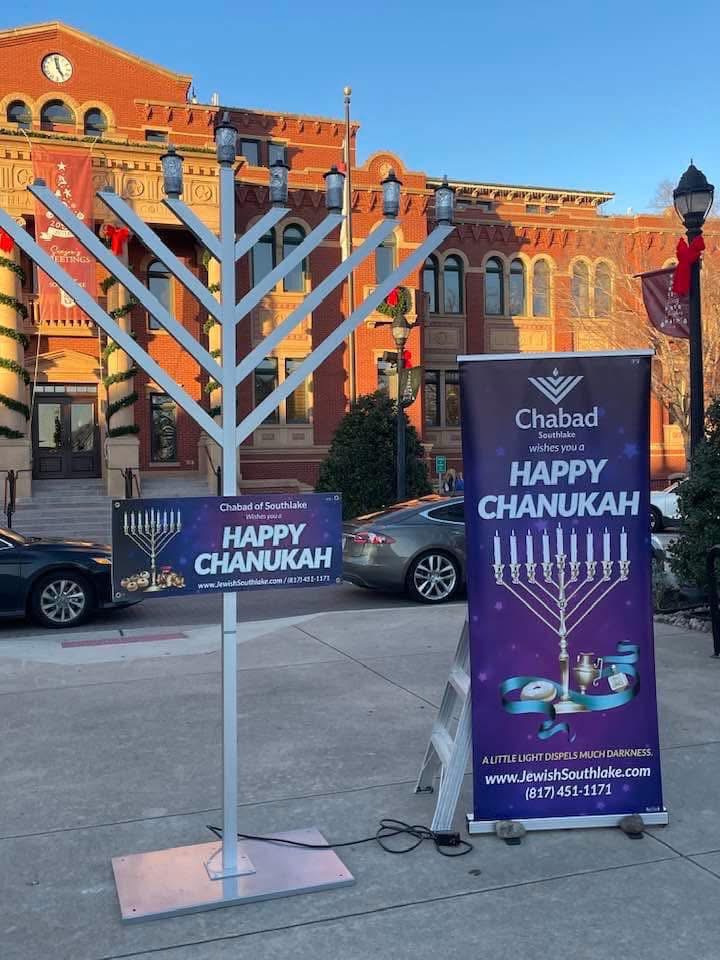 Hanukkah cheer, charity come to Southlake Town Square for the holidays