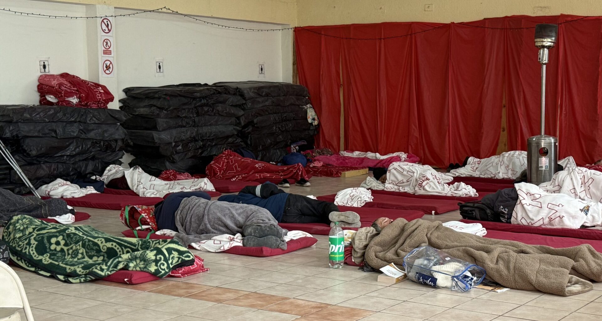 City of Juárez reactivates warming center, shelter due to low temperatures on the border