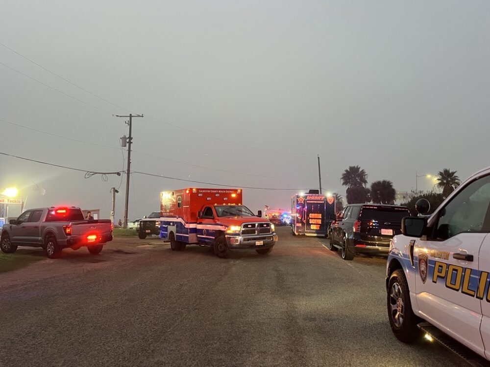 Galveston Causeway Crash Scene