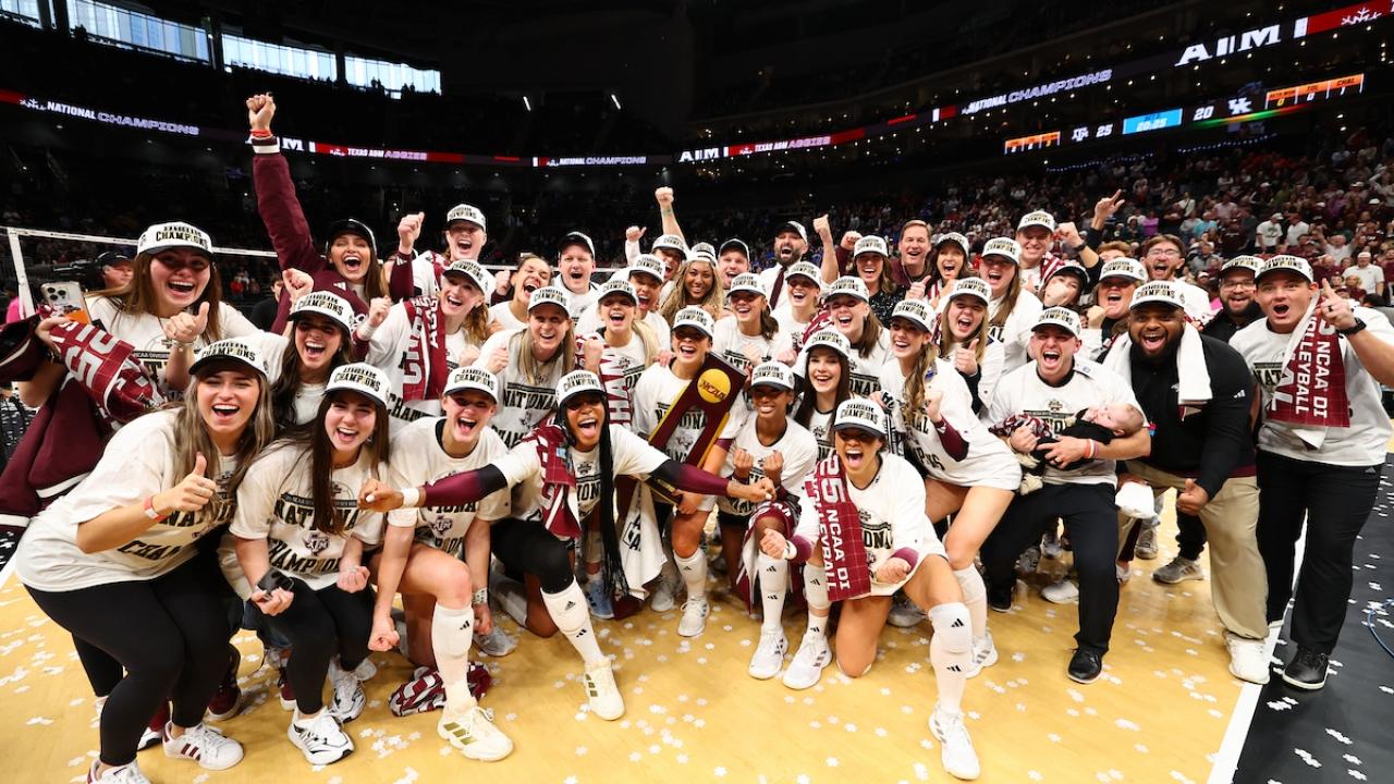 Texas A&M wins 2025 DI women's volleyball championship