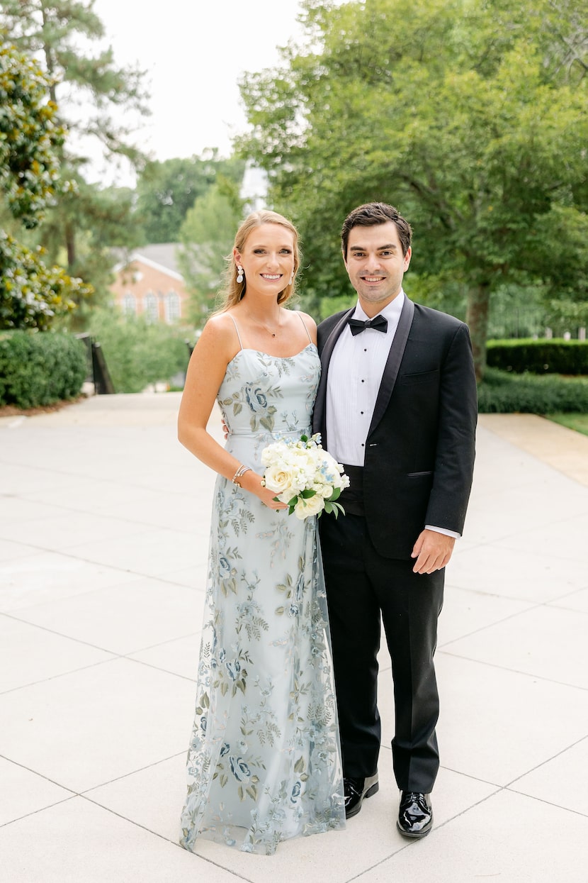Emma Hackney is pictured with her boyfriend, Franklin Fotopoulos, at her sister Maggie's...