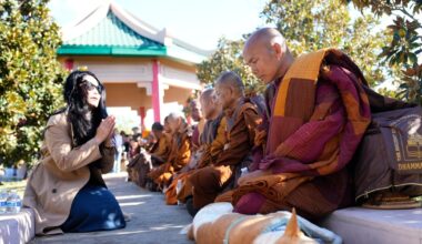 D-FW Buddhist monk who was hit by truck near Houston has leg amputated due to injuries