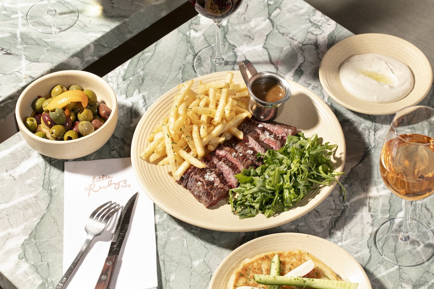 Little Ruby's steak dinner