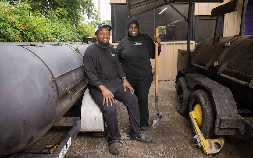 CJ and Sabrina Henley serve halal barbecue in Dallas-Fort Worth. 