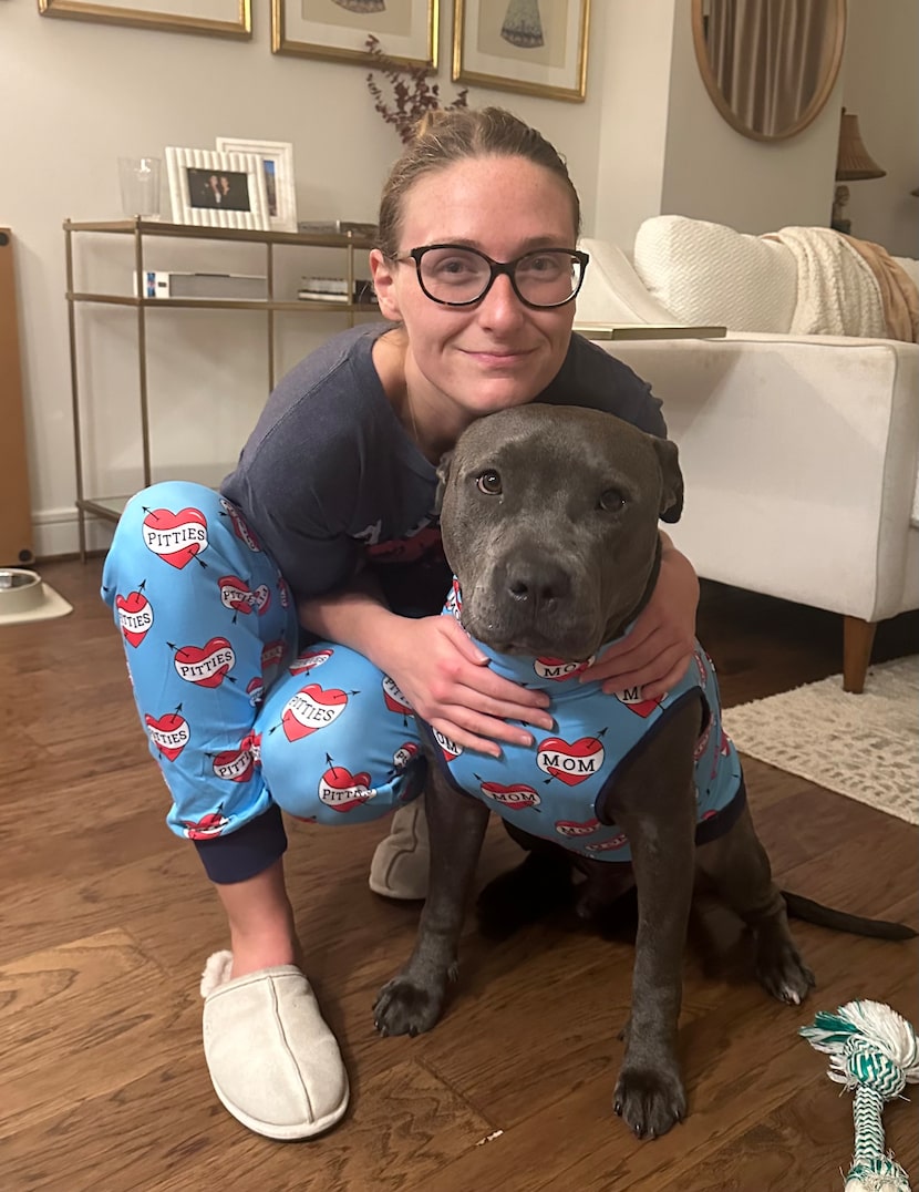Emma Hackney is pictured with her adopted dog, Rocco. Hackney died Nov. 30 in a car crash in...