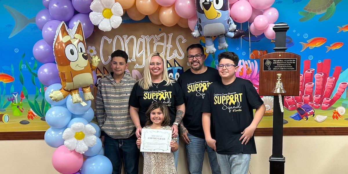 1st grader rings bell after battle with cancer