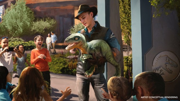 Concept art of Jurassic World Adventure Camp at the Universal Kids theme park in Frisco, Texas. (Courtesy of Universal)