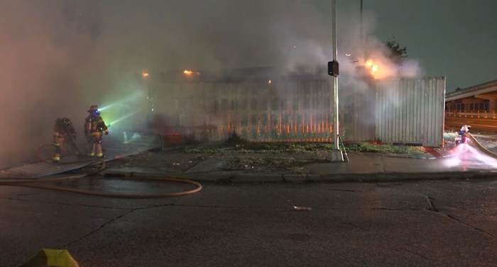 Houston firefighters battle 2nd blaze at vacant Griggs Street property